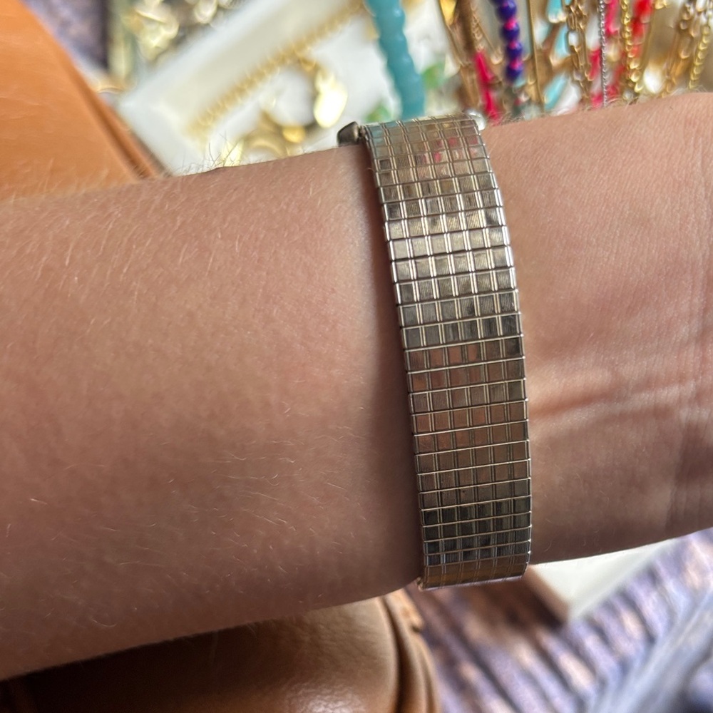 Persona Two-Tone Rectangular Watch - Picture 4 of 4